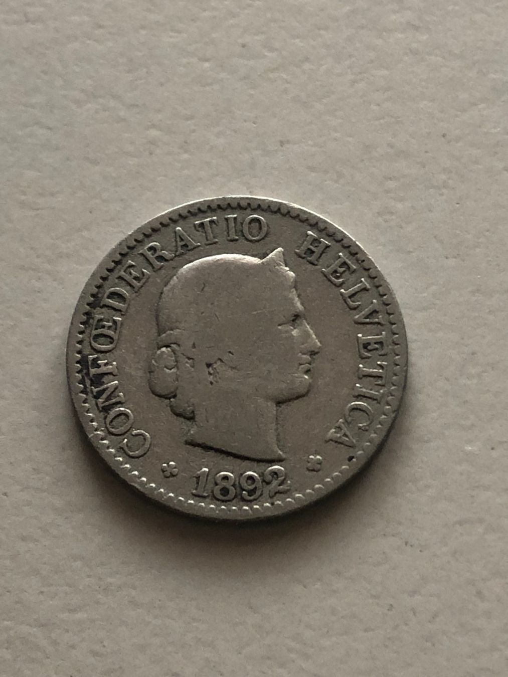 Tutti le monete: 5 Rp. 1892 – Usato da Schötz venduto da Odpa