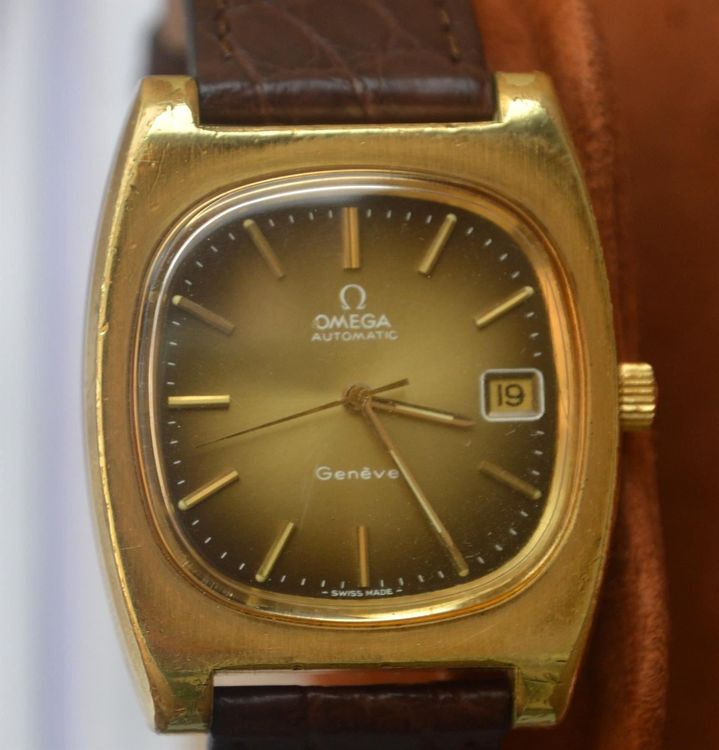 Armbanduhr vergoldet / Montre Omega Automatic plaqué or  G20 4