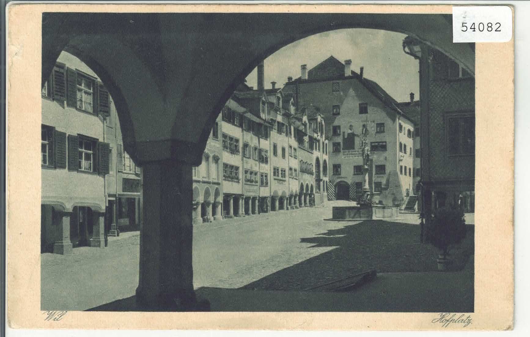 Cartes postales: Wil SG - Hofplatz – D'occasion à Ettingen par Kartenplanet