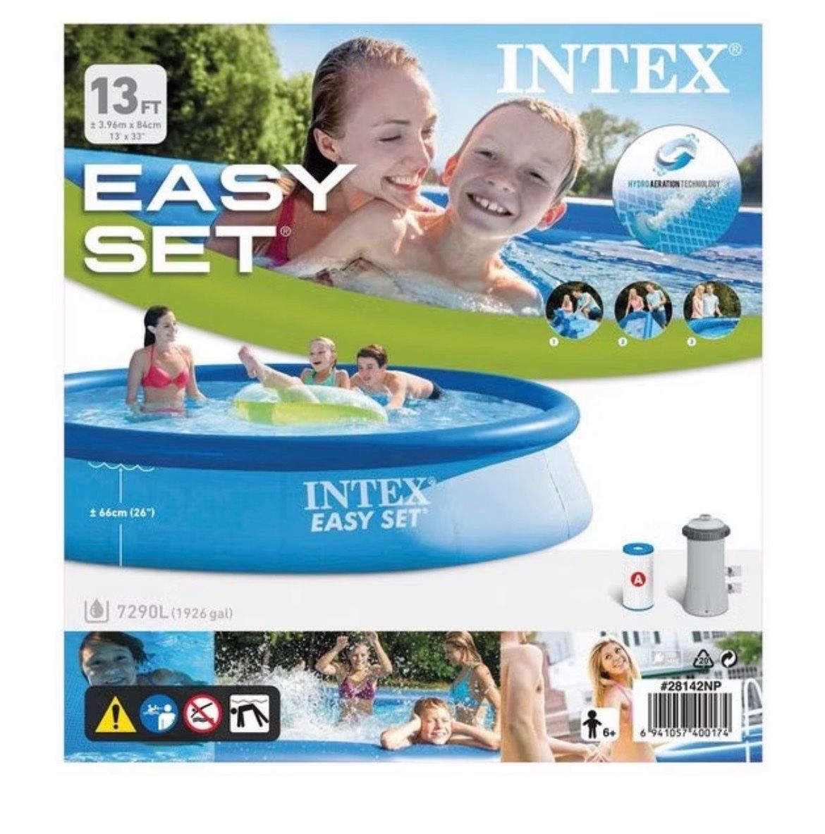 Intex Piscines: Intex Easy Set Pool 4UM 3.96m x 84cm neu – D'occasion à Volketswil par Printer02