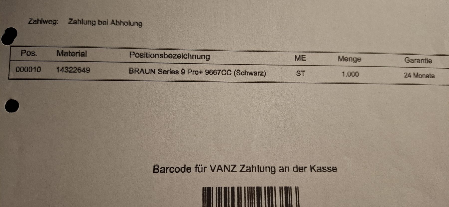 Braun Rasoi & Lamette da barba: Braun 9 Serie Pro+ Versand+Verpackung – Usato da Chur venduto da Giffa-04-06 6