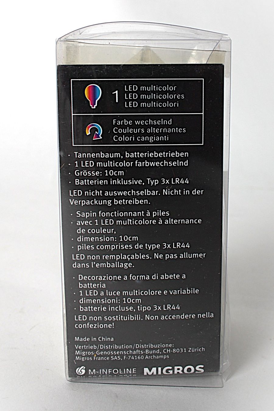 Migros Tutte le decorazioni: MIGROS - indoor mini Tannenbaum LED 3 – Usato da Zollikofen venduto da Restwert_Zollikofen 1