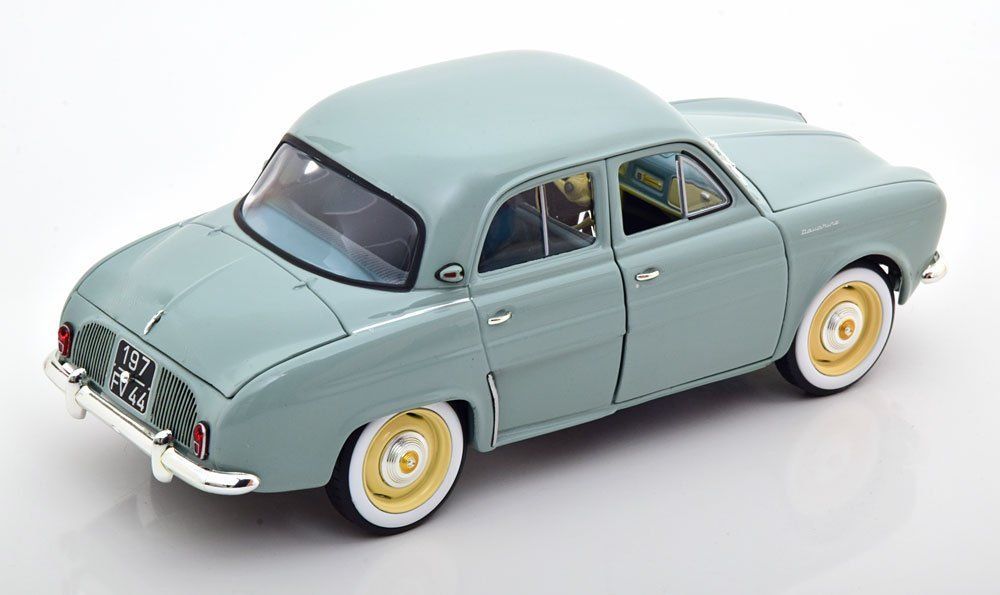 RENAULT Dauphine Bleu Azur Voiture de Collection NOREV 1/18 Porte Endommagée