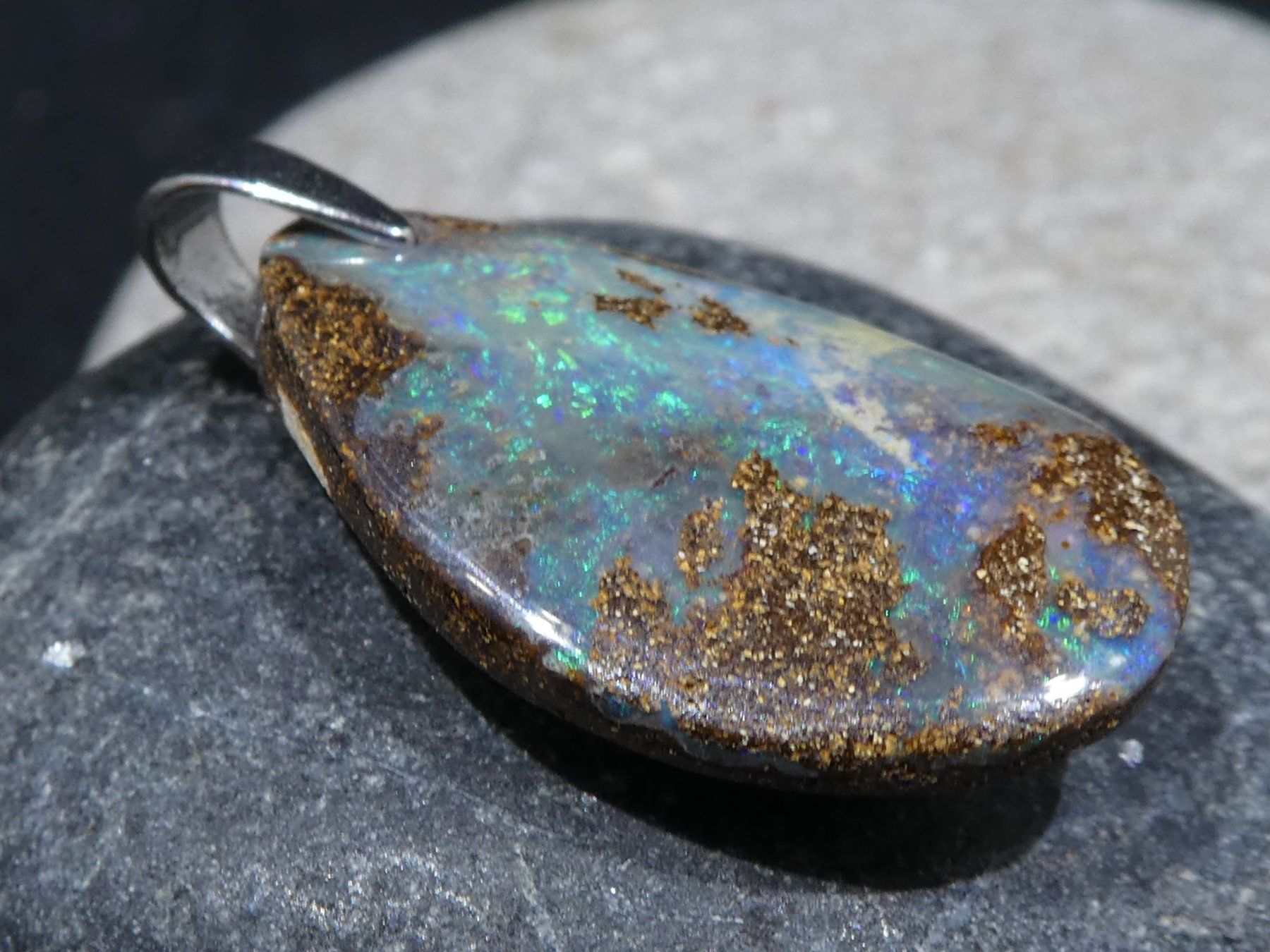 Ciondoli: Boulder Opal Anhänger. – Nuovo (secondo la descrizione) da Niederbüren venduto da Raphael014 1