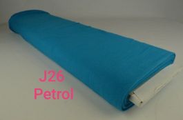 Baumwolljersey Petrol Uni