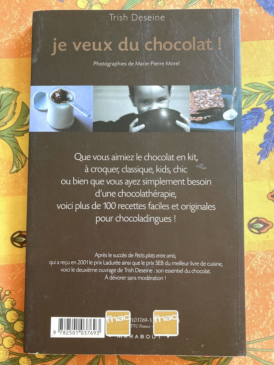 Libri: Livre de recettes au chocolat – Usato da Ardon venduto da hel_2sxp 9