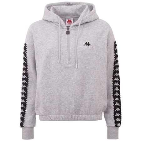 Kappa Hoodie, Gr. X-SMALL grau