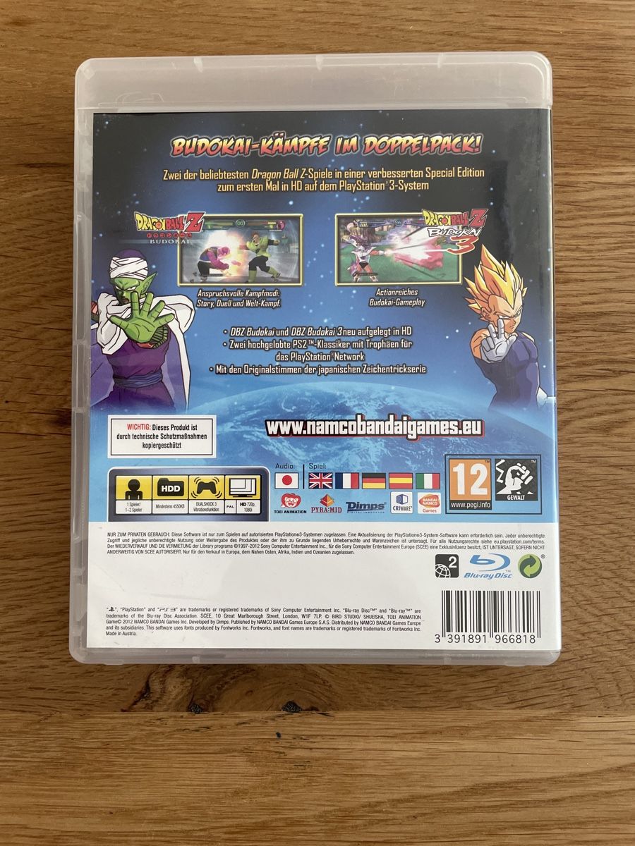 Sony Giochi: Dragonball Budokai HD Collection Ps3 – Usato da Hagendorn venduto da masterchieff 1