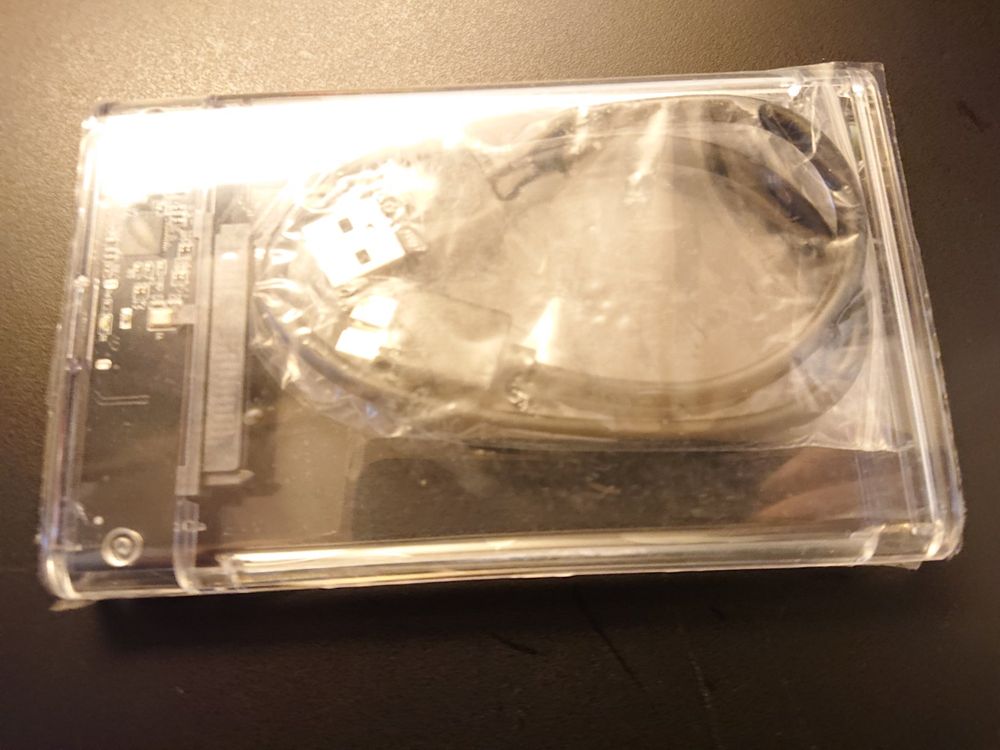 NEU - Case Hülle SATA III Externe Festplatte USB 3.0 - Clear (Neu ...
