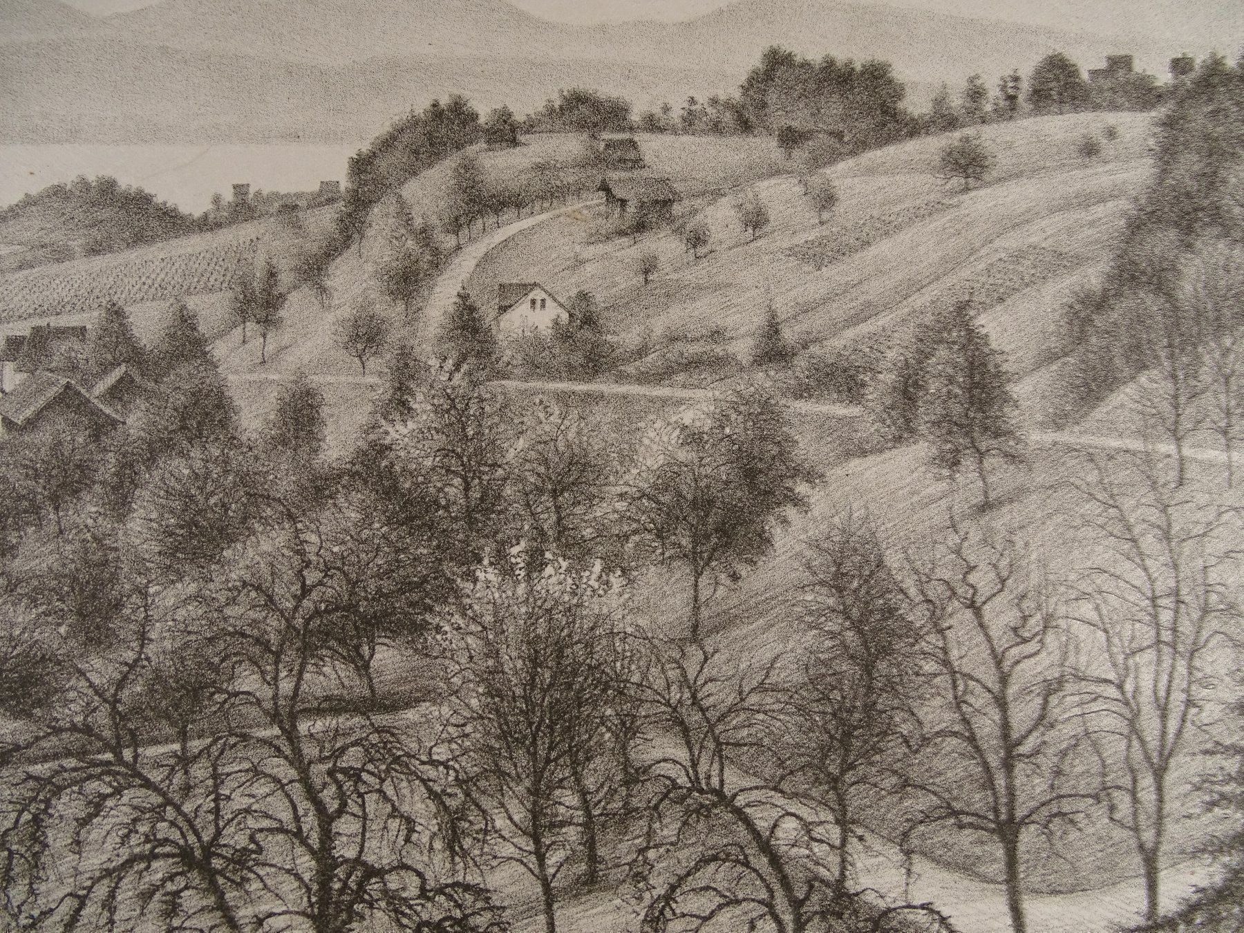 Gravures: MEILEN, LITHOGRAPHIE 1938 – D'occasion à Grüningen par Kartensammler 4