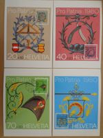Set 4 Maximumkarten MK PRO PATRIA PP 1980 Bundesfeiermarken