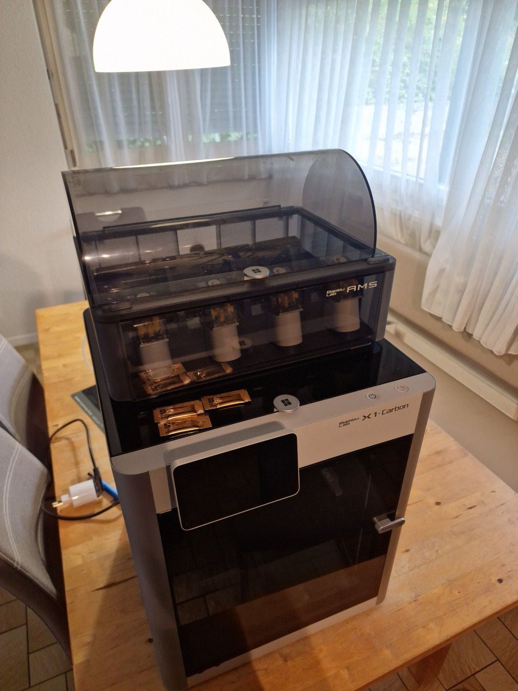 Bambu Lab Imprimante 3D: Bambu Lab X1C Carbon mit AMS – D'occasion à Kirchdorf AG par sve_mb9s 1