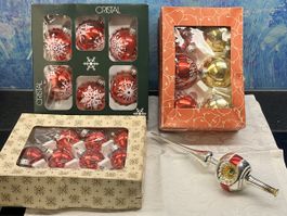 Antike Christbaumkugeln Baumkugeln Glaskugel Weihnachtsdeko