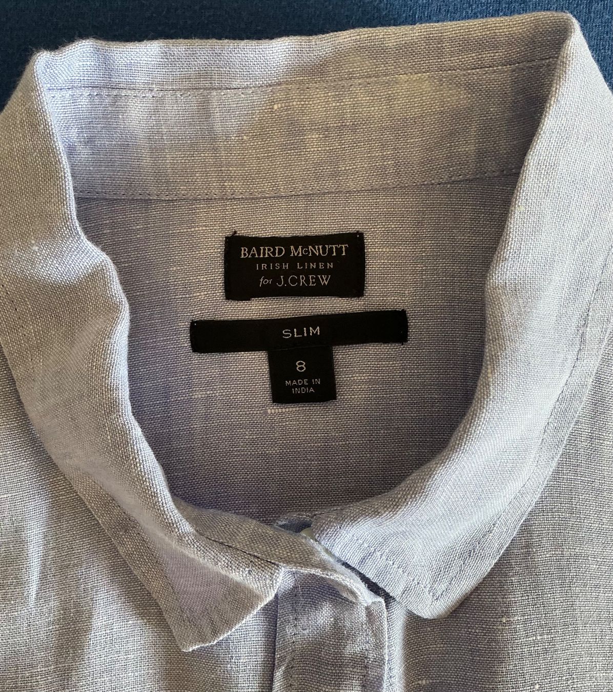 J.Crew Chemisiers: Hellblaue Leinenbluse J.Crew, Gr. 38-40, US 8 – Neuf (Voir description) à Cormondrèche par fra_gn5t 2