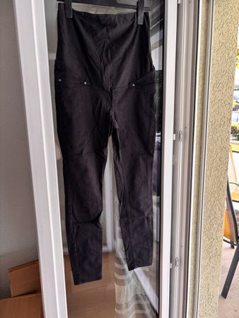 Umstandshose H&M Mama schwarz Grösse M guter Zustand