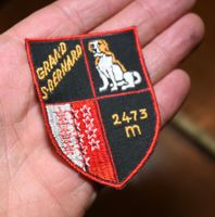 VINTAGE Badge GRAND S. BERNARD nos ST. GALLER STICKEREI