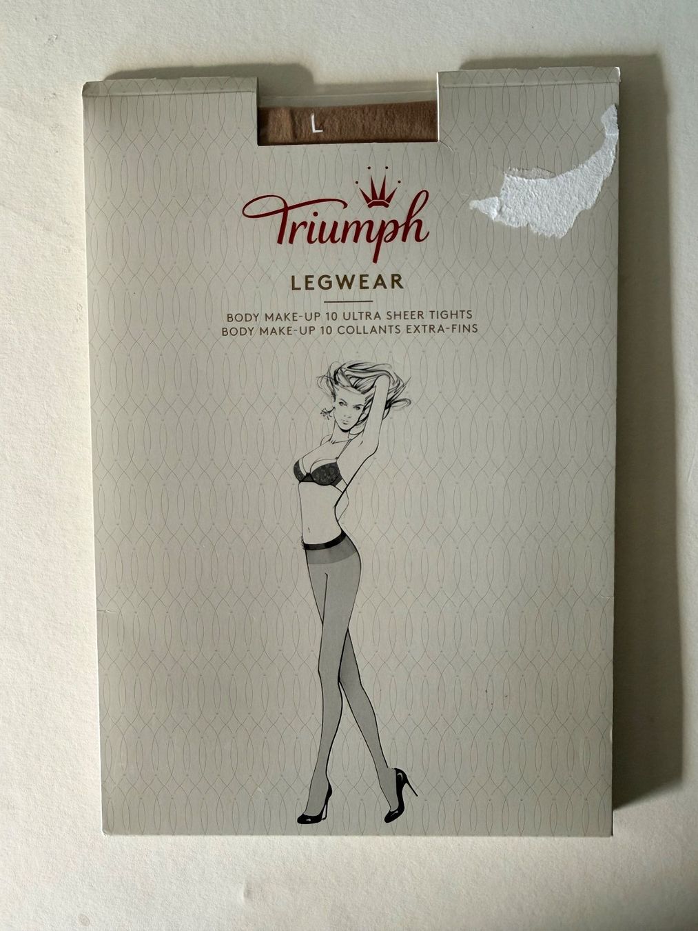 Calze & Collant: TRIUMPH, Strumpfhose BODY MAKE-UP, Gr. L, Farbe Hellbraun – Nuovo e nell'imballaggio originale da Rudolfstetten venduto da gst_g7xl