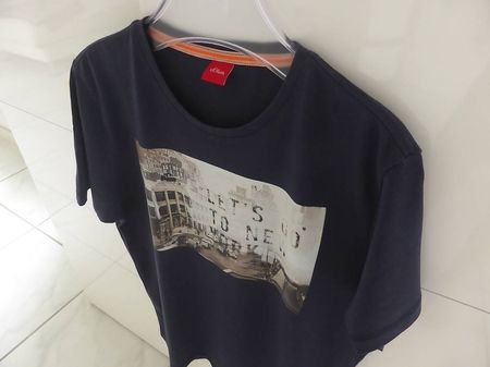 Herren Tshirt blau Gr. S / M   "NEU!"