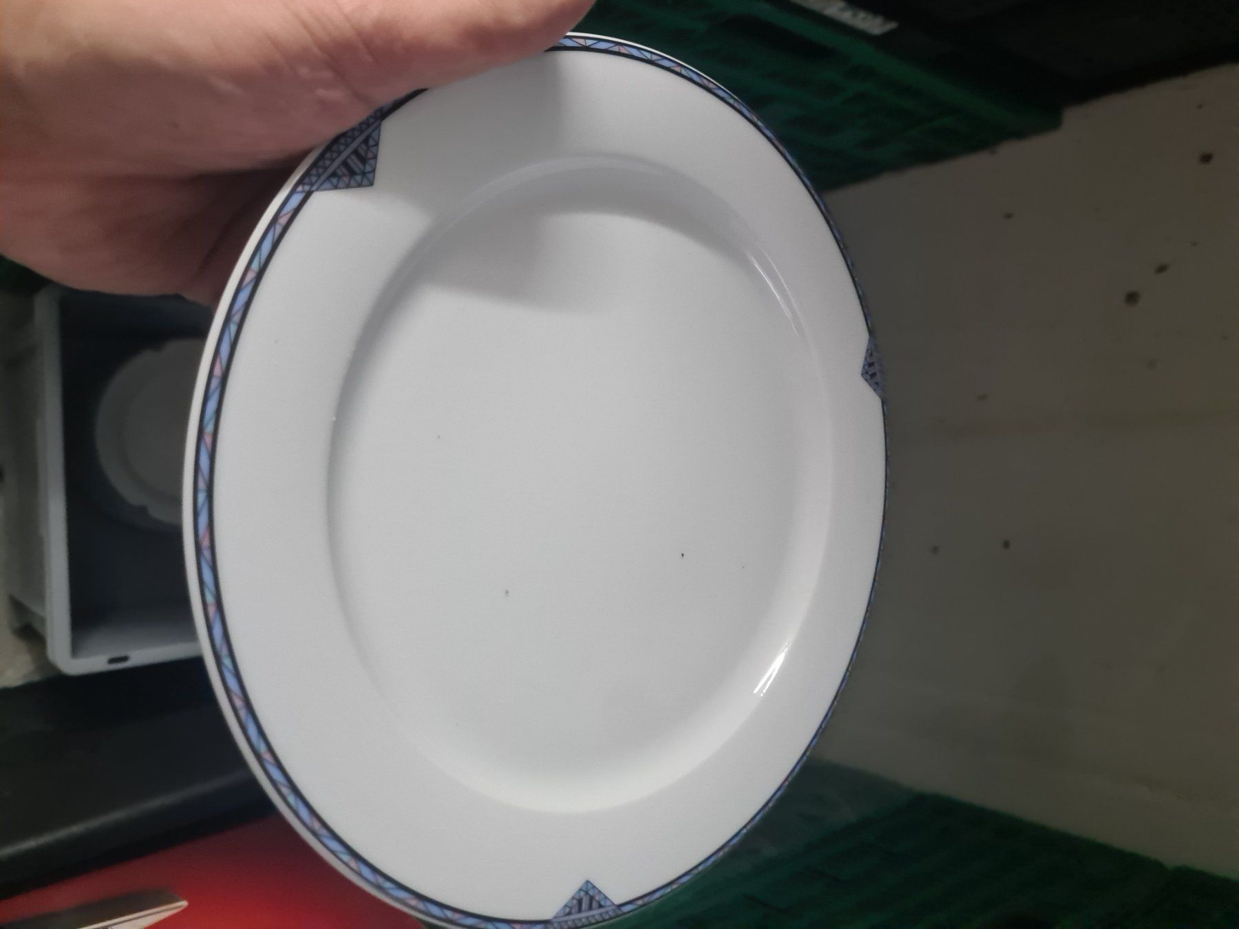 Teller: Langethal Teller 44 St mit Dekor gebraucht 25 cm Durchmesser – Gebraucht aus Laupen ZH von chefdom 2