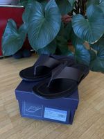 Herren Flip Flop Sandalen PRADA Grösse 7.5 braun Leder