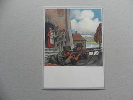 Schützenfest Karte Langgewehr Karabiner Wein Service 1940