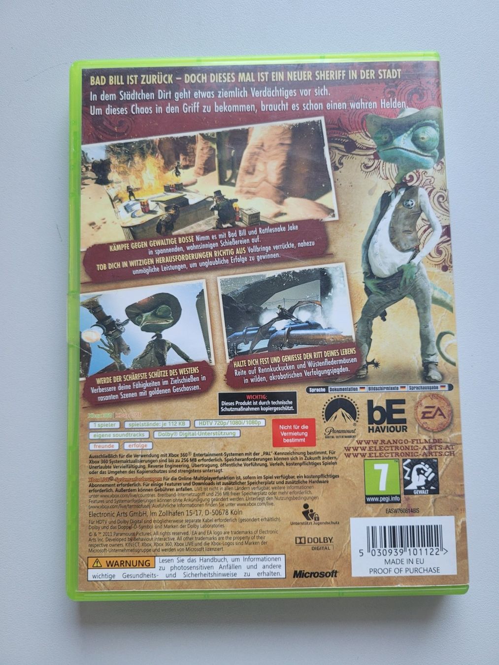 Giochi: Rango, XBox 360 – Usato da Uezwil venduto da -Retrogames- 2