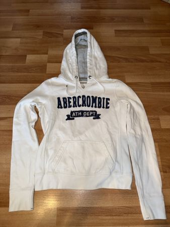 Abercrombie & Fitch Hoodie Weiss, Gr. M