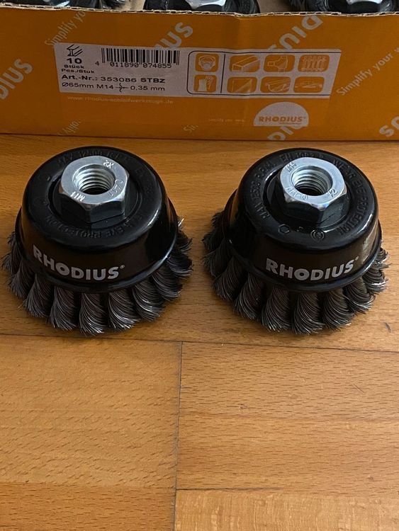 Hilti Alle Werkzeuge: 5 St. Rhodius Topfbürsten. BO – Neu (gemäss Beschreibung) aus Altstätten SG von Gogggi 1