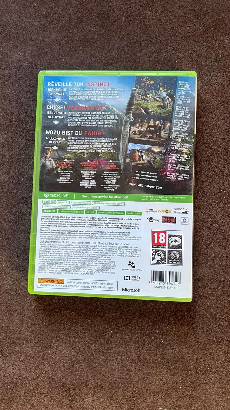 Microsoft Giochi: Far Cry 4 Limited Edition Xbox 360 – Usato da Schübelbach venduto da Dolly990_2 1