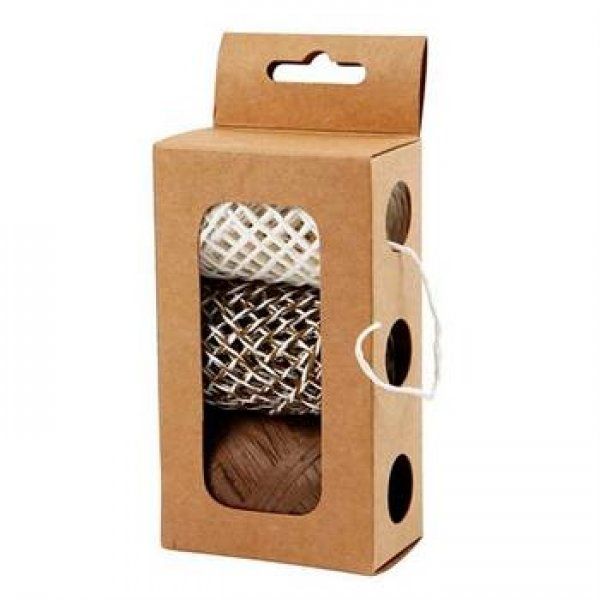 Kit bricolage: Papierschnur braun-beige – Nuovo e nell'imballaggio originale da Zäziwil venduto da kreative-ideen