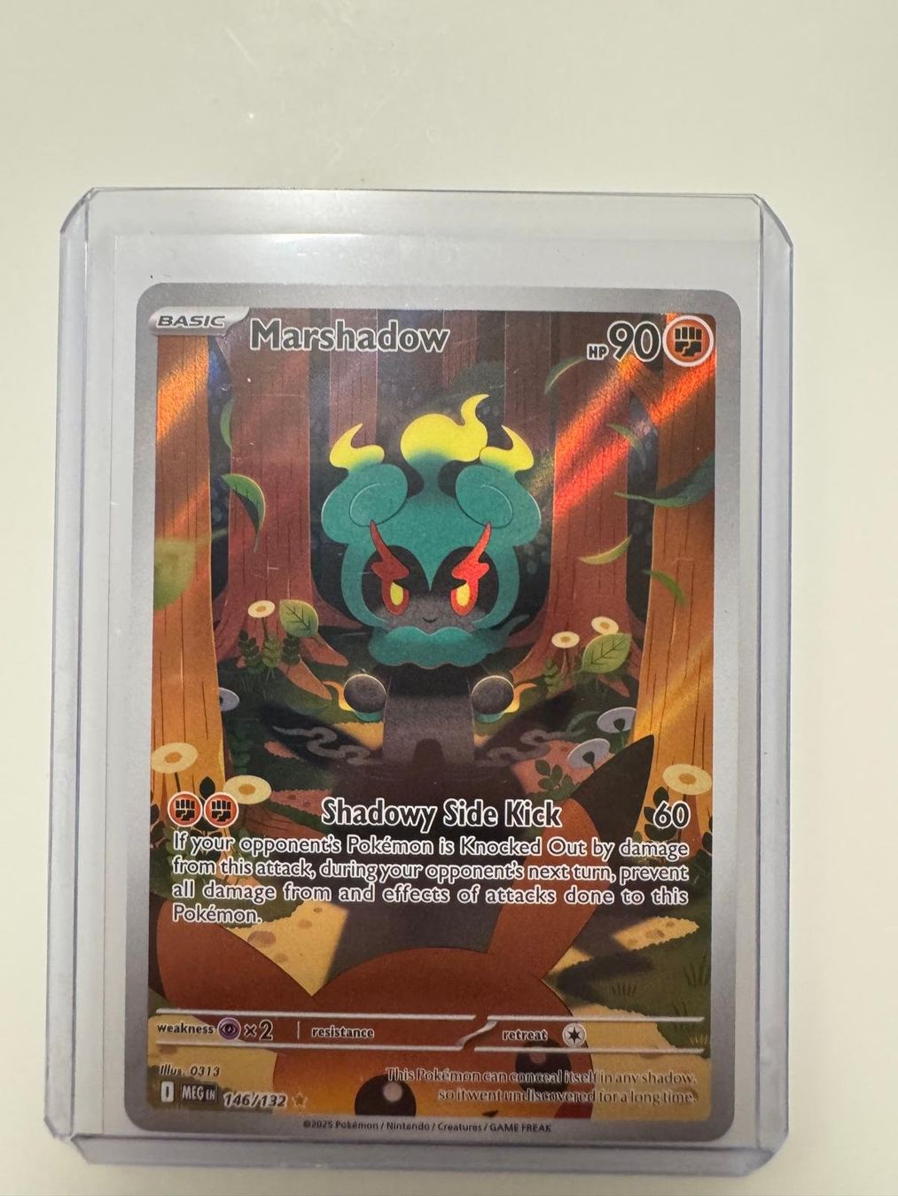 Pokémon Sammelbilder & Trading cards: Marshadow | Illustration Rare | MEG 146/132 | EN – Gebraucht aus Spreitenbach von Snacky96