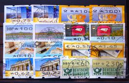 Allemagne Germany - 8 X 2 ATM stamps used différents