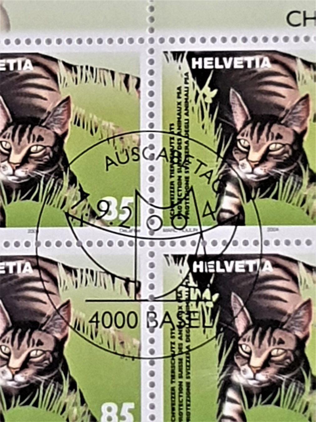 Alle Briefmarken: (156) Sondermarke "Schweizer Tierschutz" – Gebraucht aus Schwarzhäusern von Inot3 1