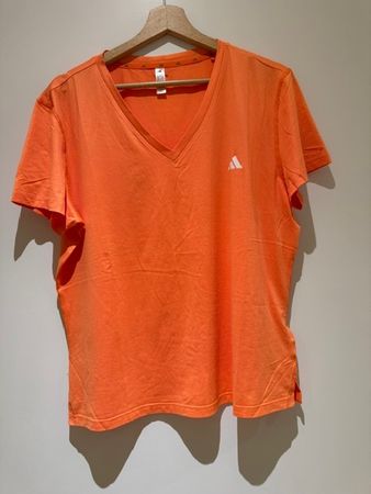 Damen Adidas V-Neck T-Shirt