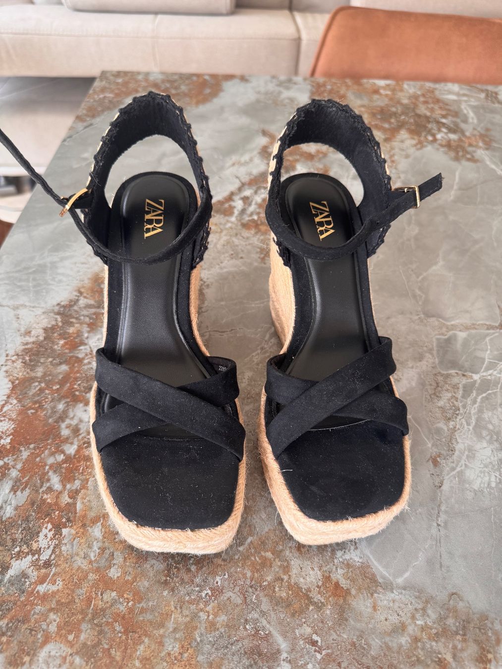 Zara Damenschuhe: Elegante Zara Espadrille, Gr 37 – Gebraucht aus Meilen von 11sina11 5