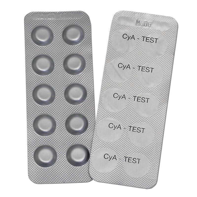 Schwimmbad: 10 Testtabletten Cyansäure für Scuba 2 – Neu und originalverpackt aus Walenstadt von Marbazu