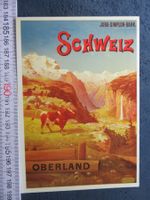 JURA SIMPLON BAHN SCHWEIZ OBERLAND AK REPRO 1895