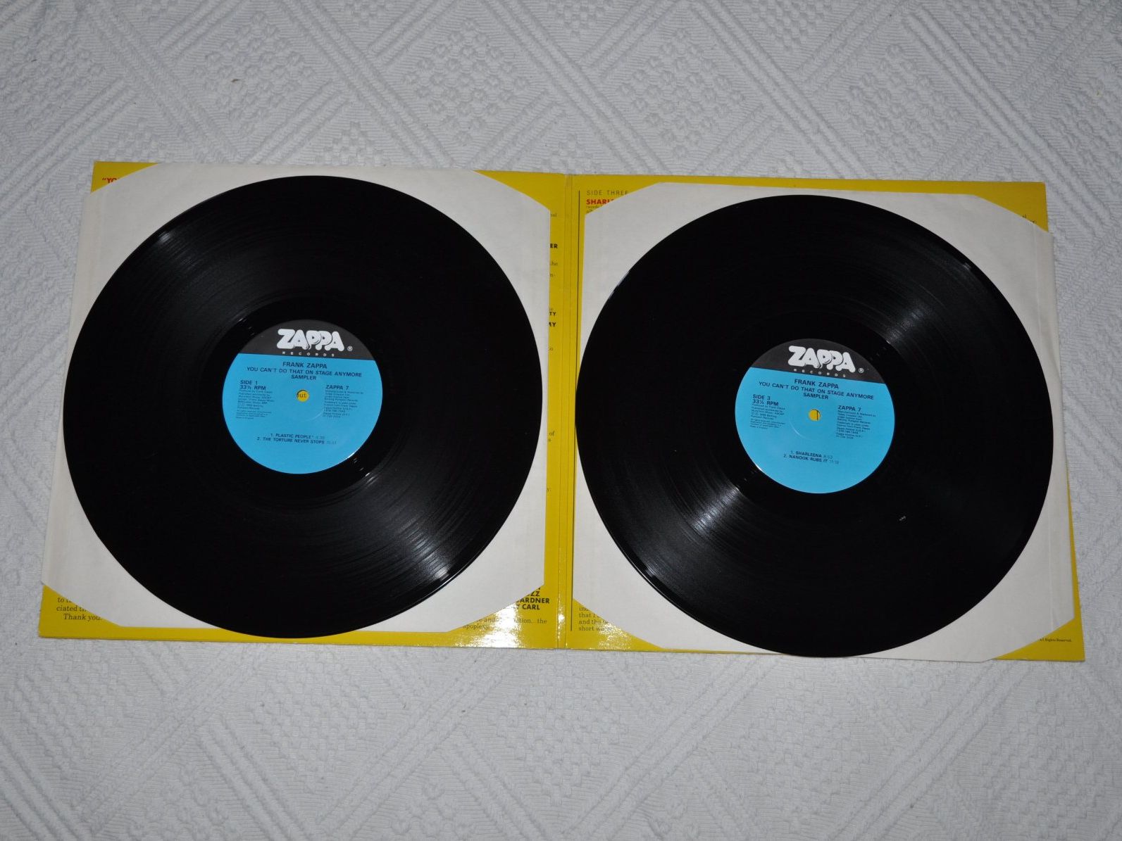 Dischi in vinile: 2 LP Zappa - You Can't Do That On Stage Anymore Sampler – Usato da Boll venduto da Theodora15 3