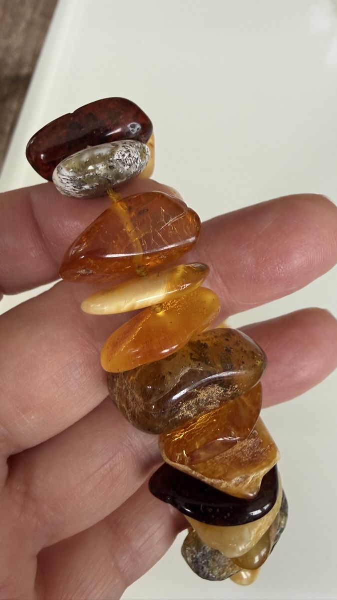 Catenine: Sonnige Bernsteinkette, 56 cm lang – Nuovo e nell'imballaggio originale da Ebikon venduto da elischka 8