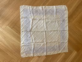 Vintage Seidenfoulard 85 × 85 cm – Paisley Beige Creme