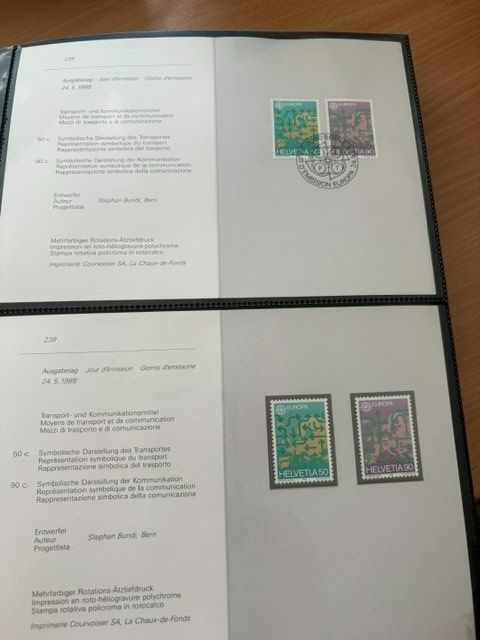 Tutti i francobolli: Suisse 1988 Collection complète – Nuovo (secondo la descrizione) da Palézieux venduto da Minou-Marc-Nico_Mimi 3