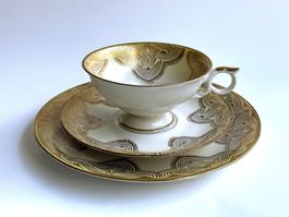 *BAVARIA ELFENBEIN-PORZELLAN*KAFFEE/TEE & UNTERTASSEN*
