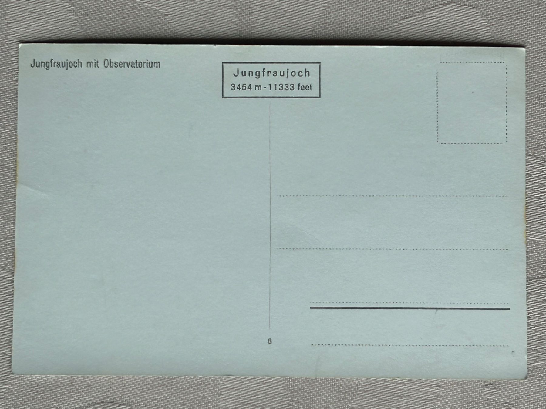 Cartoline postali: BE Jungfraujoch mit Observatorium, altes Berghaus – Nuovo (secondo la descrizione) da Gächliwil venduto da H-PL 1