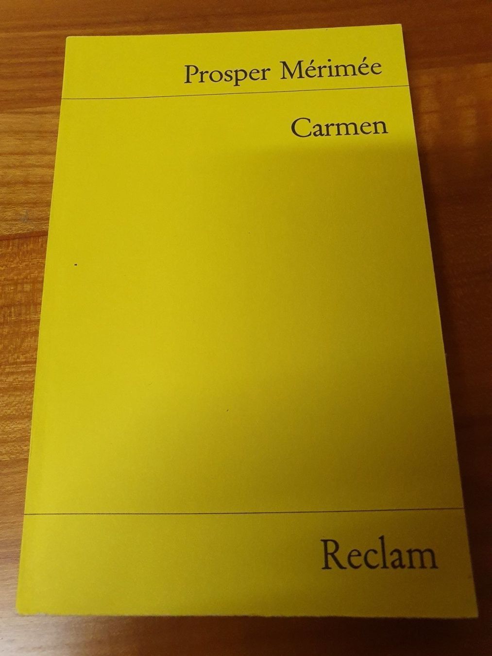 Bücher: Carmen von Prosper Mérimée – Gebraucht aus Oberdorf BL von BaldenEagle