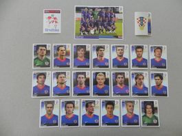 Panini Fussball EM Euro 2008 Kosovo 26 Stück Nr. 176 - 201