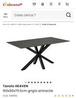 Tavolo da pranzo Heaven piano in ceramica