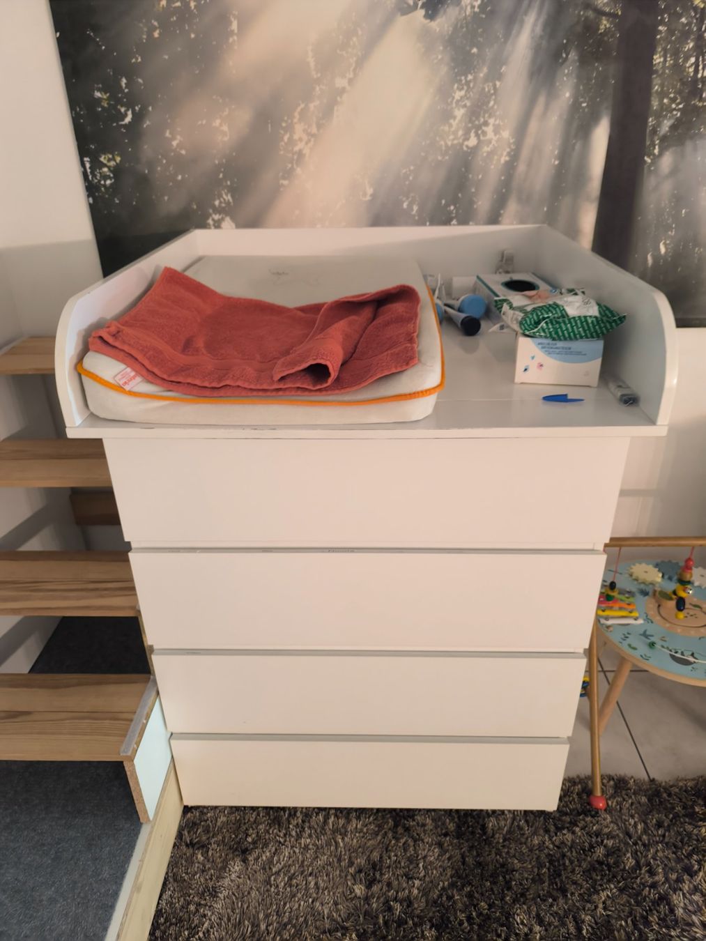 Fasciatoi & Accessori: Wickeltisch mit Treppe – Usato da Würenlos venduto da bodystyle 2