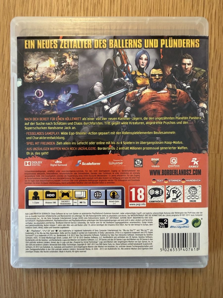 Sony Giochi: Spiel Borderlands 2 PlayStation 3 – Usato da Rorschach venduto da mar_nl6c 2