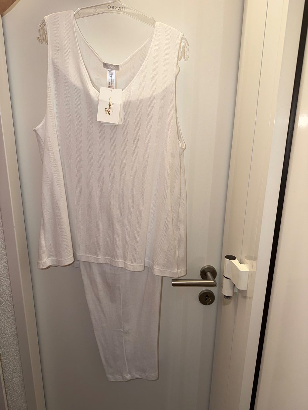 Hanro Negligees & Pigiami: Sommer Pyjama HANRO M weiss neu – Nuovo (secondo la descrizione) da Dornach venduto da samuti