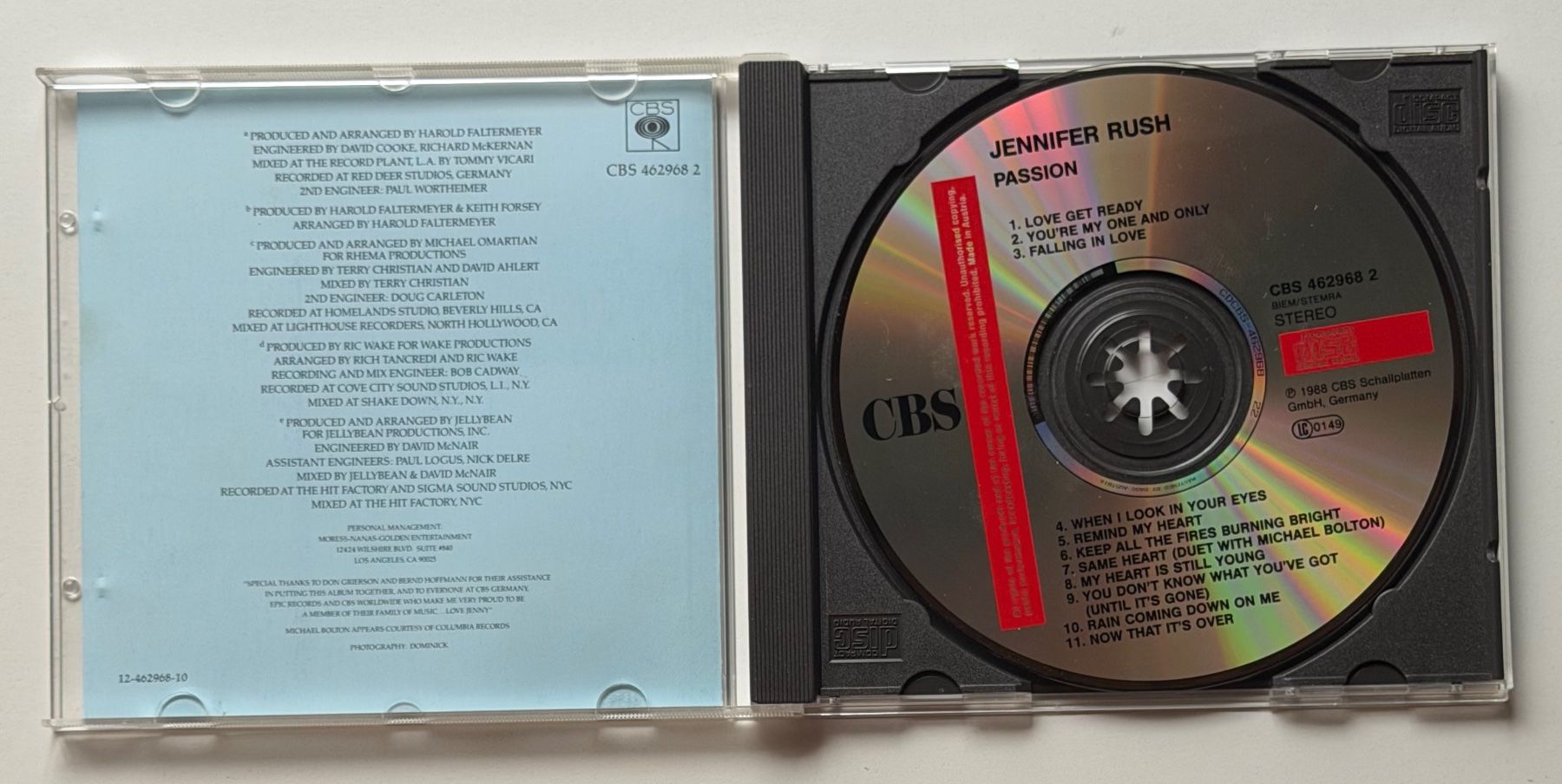 CD: Jennifer Rush / Passion – Usato da Näfels venduto da rottabi 2